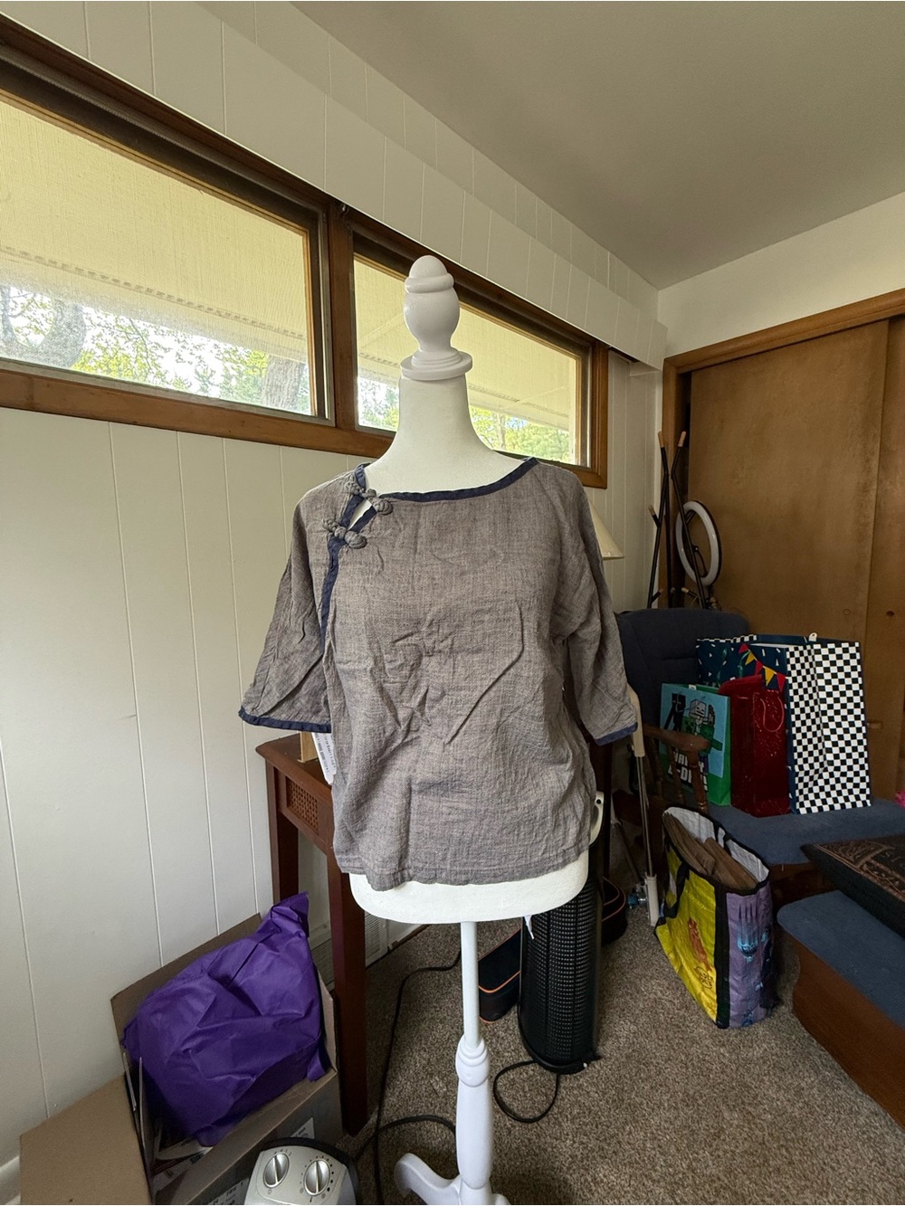 Vintage linen Tunic, size S